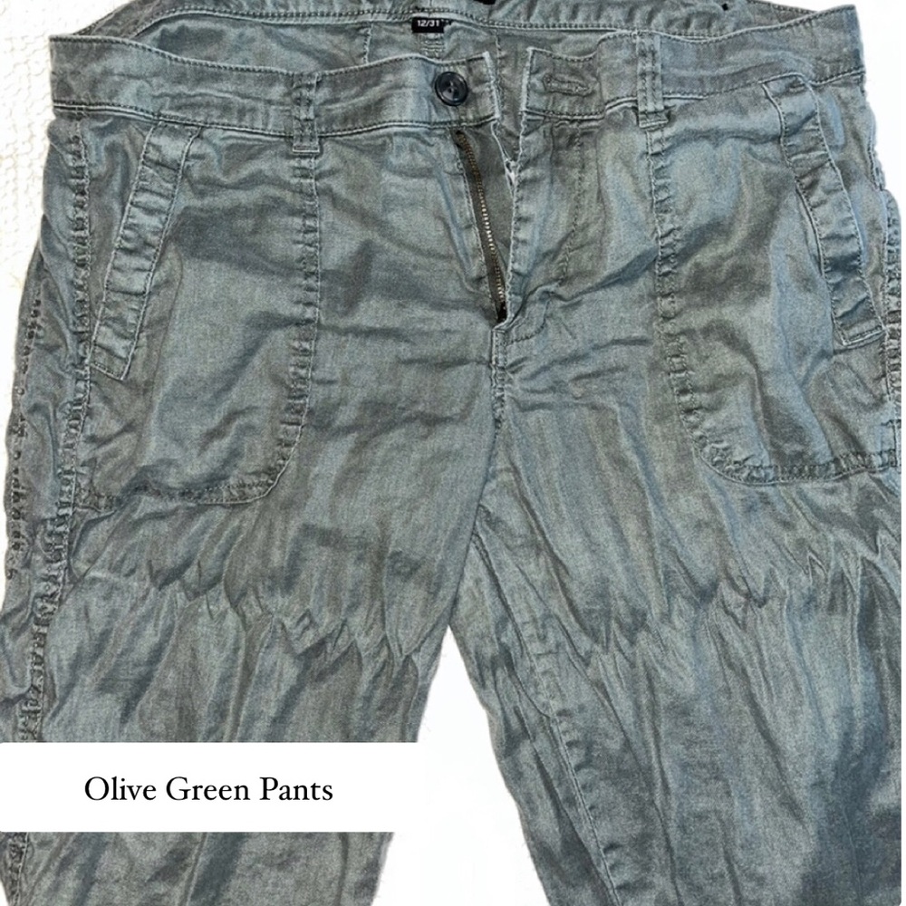OLIVE GREEN PANTS